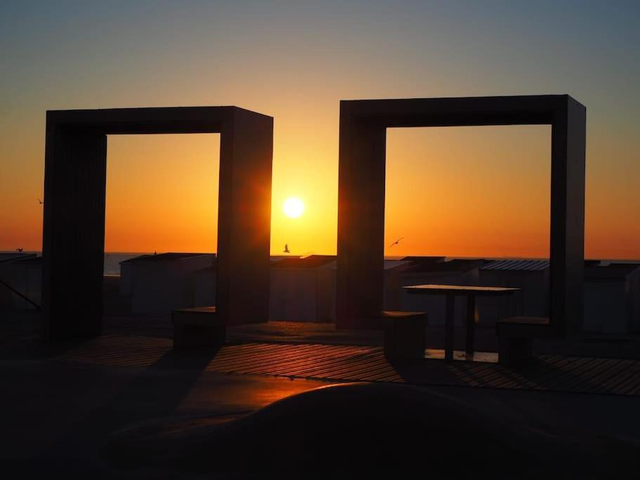Le Clemenceau Appart-Calais Nord-Balcon-Plage Exterior foto